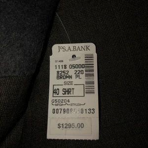 Jos. A Bank grey suit **NEW WITH TAGS*
